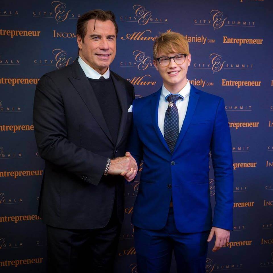 Peter Szabo with John Travolta